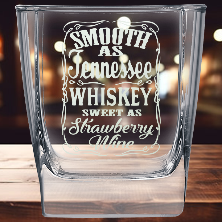 10.5oz Square On The Rocks Glass - Cork Street Designs