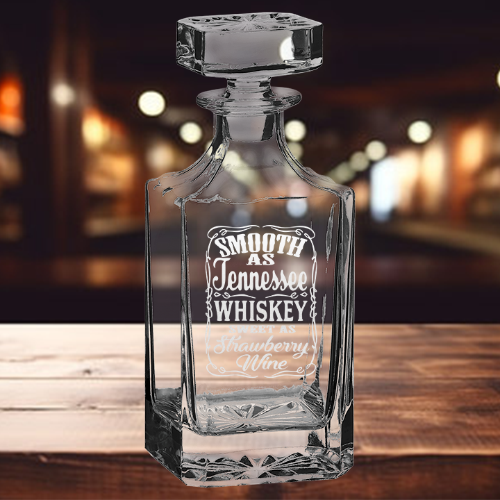 750ml Square Decanter - Cork Street Designs