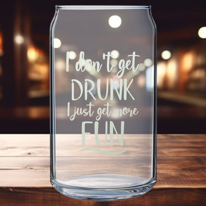 16oz Can Glass - Cork Street Designs