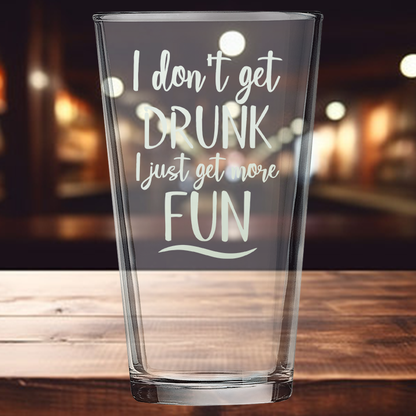 16oz Pint Glass - Cork Street Designs