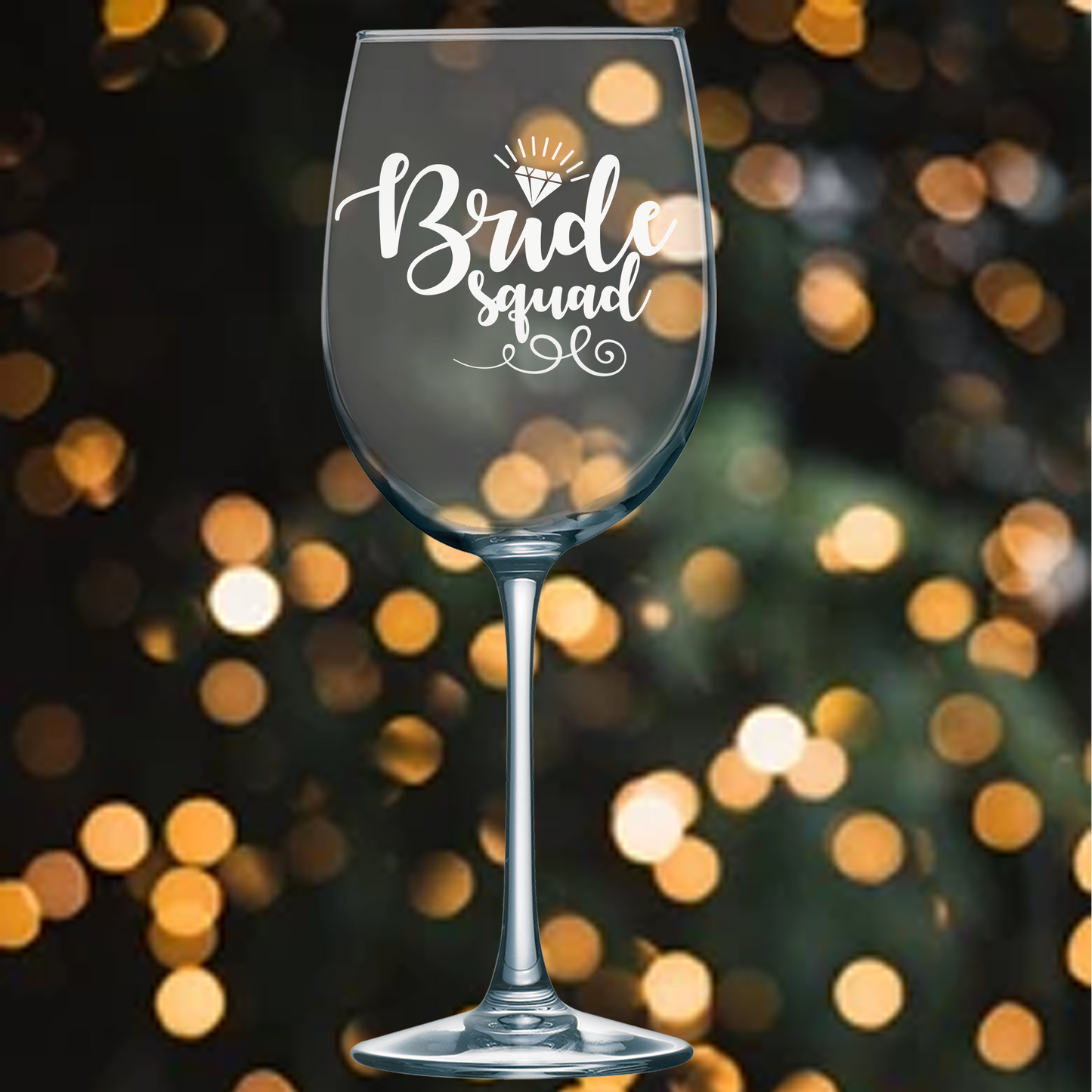 19oz Wine Glass - Bridesmaid