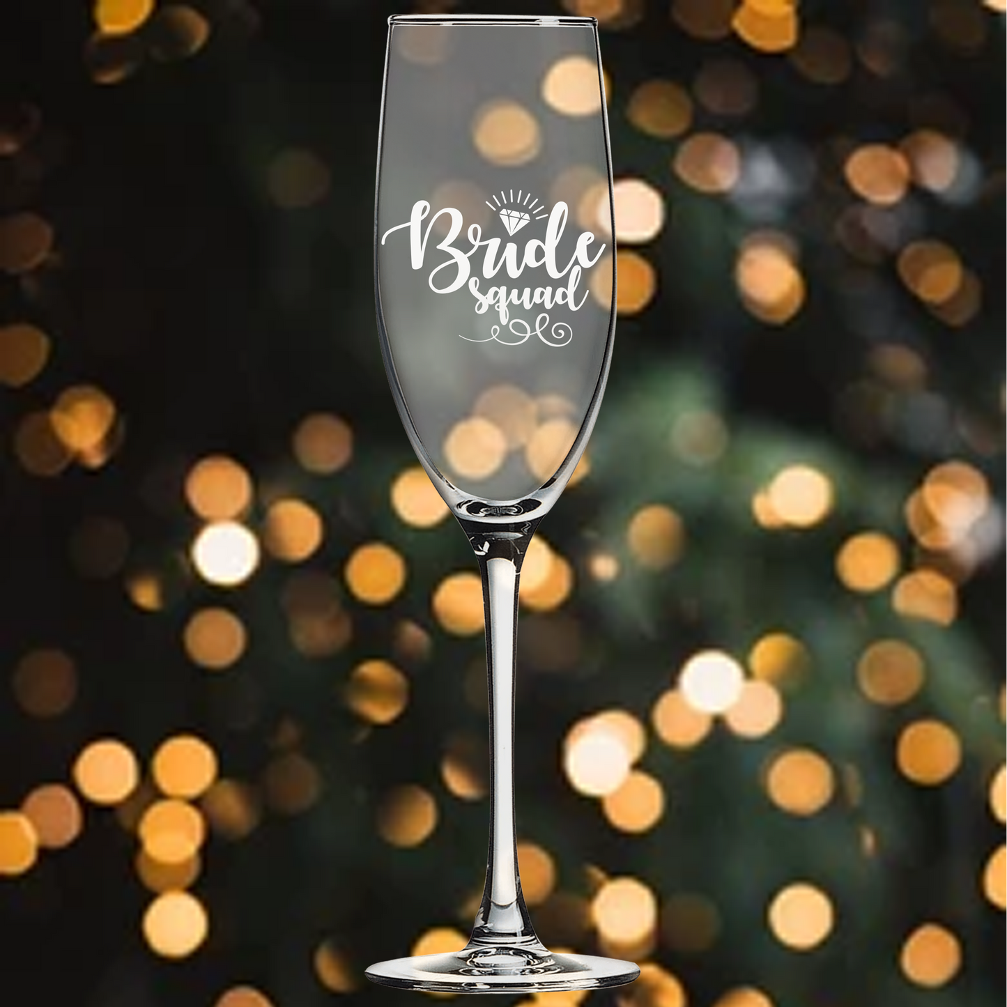 8oz Champagne Flute - Bridesmaid