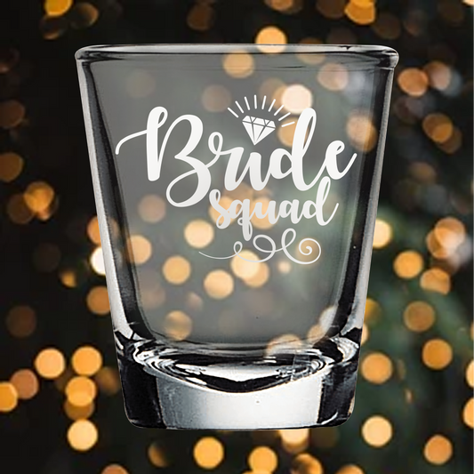 2oz Shot Glass - Bridesmaid