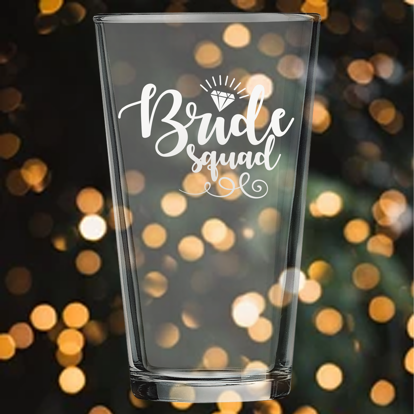 16oz Pint Glass - Bridesmaid