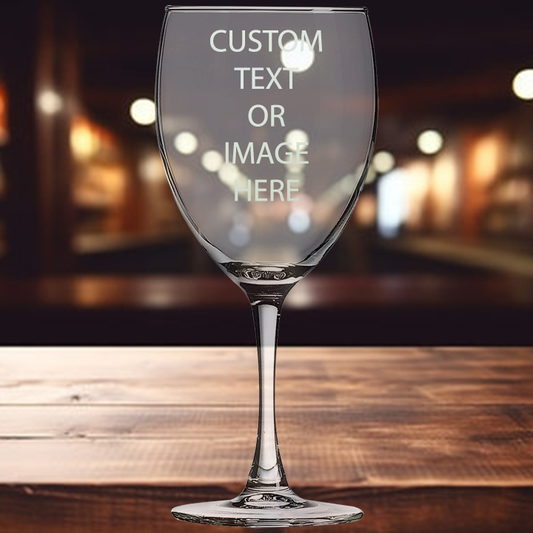 10.5oz Wine Glass - Custom