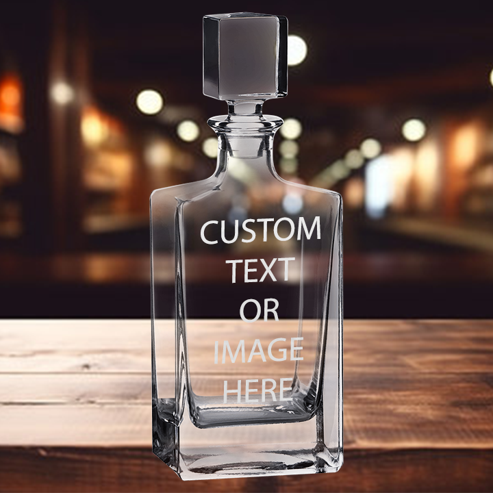 810ml Rectangle Decanter - Custom