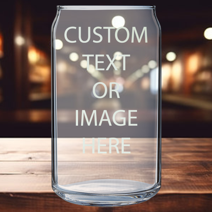 16oz Can Glass - Custom