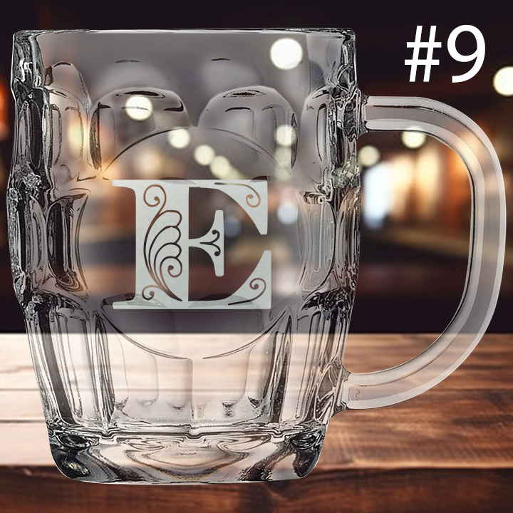 20oz Monogram Beer Mug