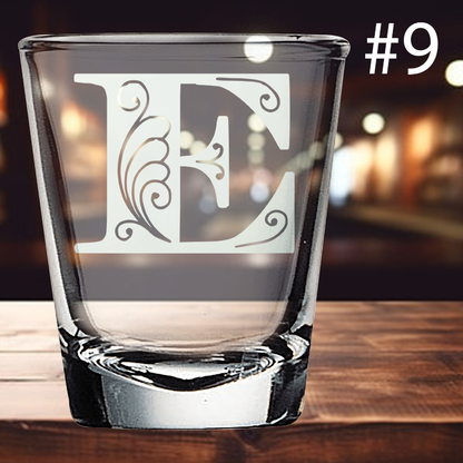 2oz Shot Glass - Monogram