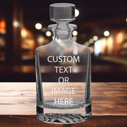 850ml Round Decanter - Custom